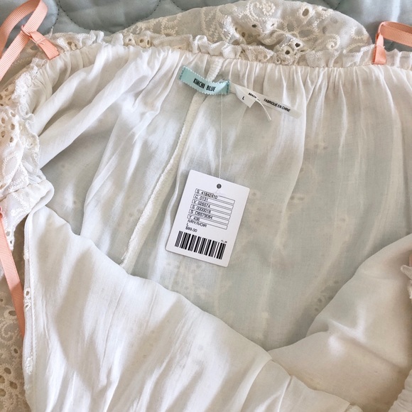 Kimchi Blue Ivory Lace Romper - Picture 3 of 5